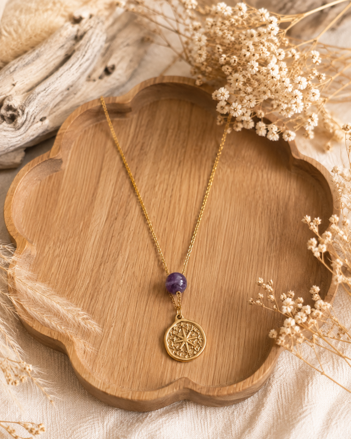Collier Suzanne-Amethstye