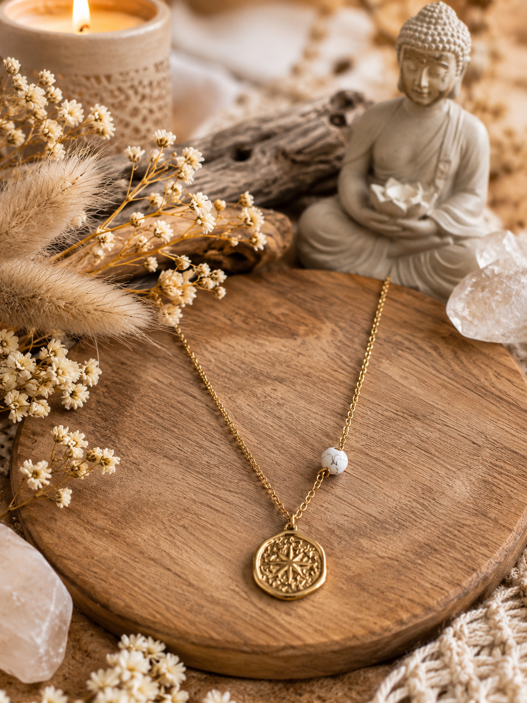 Collier Suzanne - Howlite